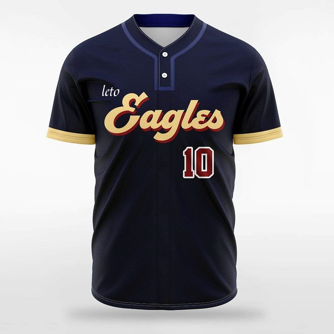 Men's Sublimated 2-Button Baseball Jersey