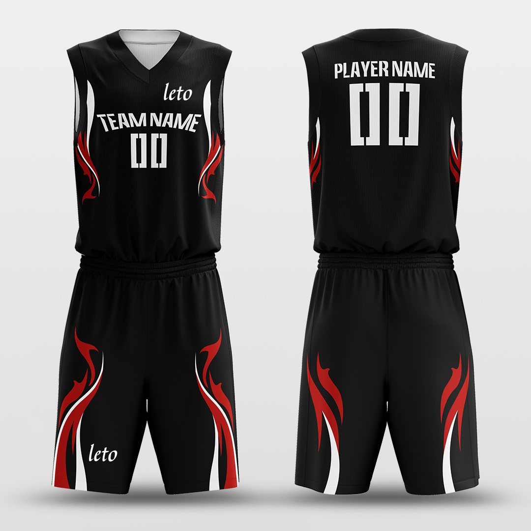 Customized Kid's Reversible Sublimated Basketball Set